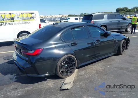 2021 BMW M3 Competition from USA, damaged, VIN WBS33AY09MFL43691